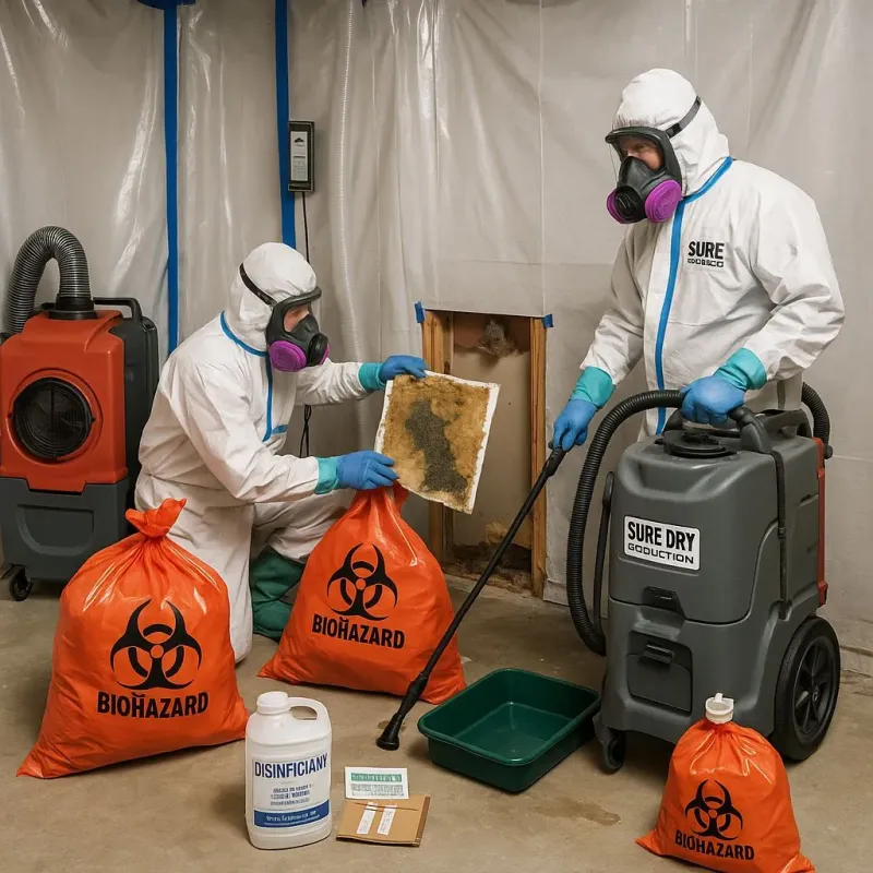Contaminated Water Handling Protocols process in Billings County, ND